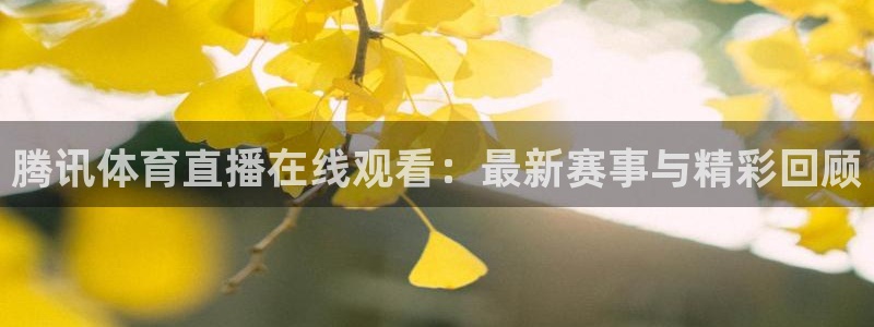 腾讯体育直播在线观看：最新赛事与精彩回顾